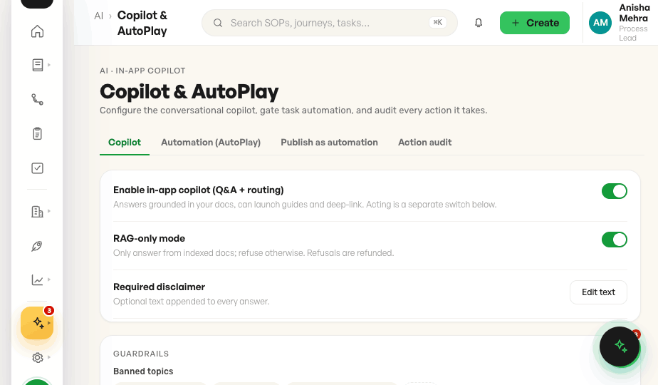Copilot and AutoPlay settings